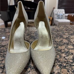 Michael Kors Sparkling Gold Heels